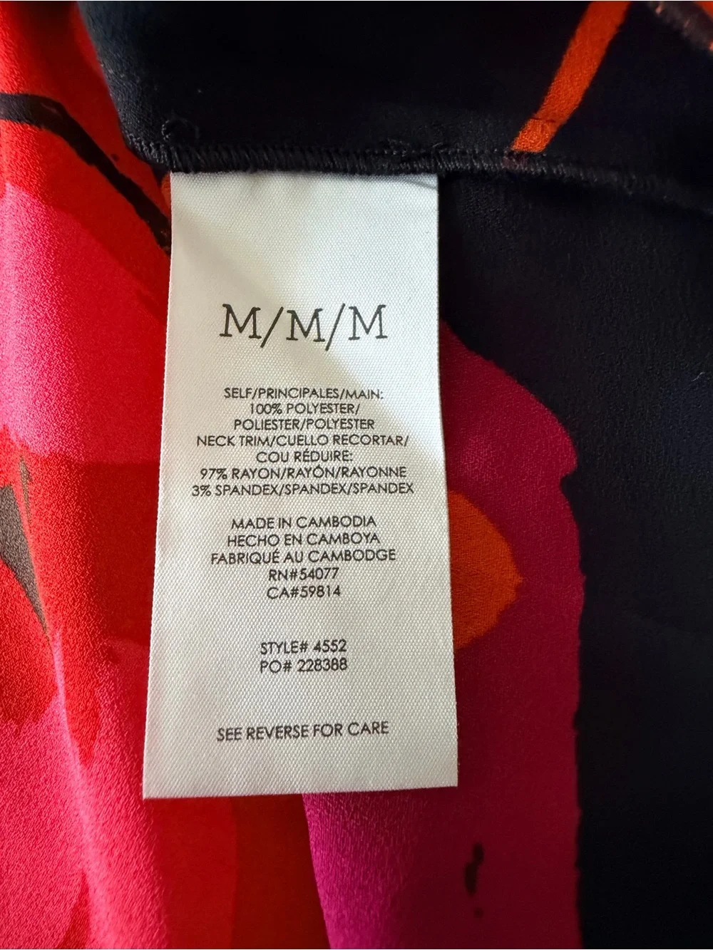 CAbi Sleeveless Floral Blouse